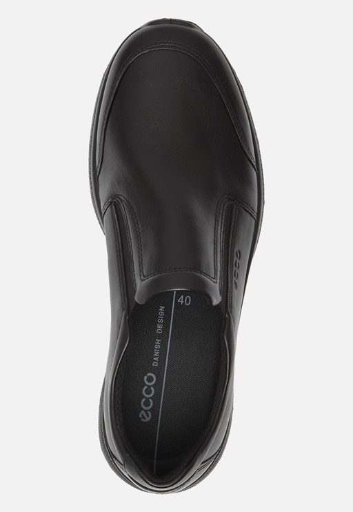 Ecco Irving Instappers zwart Leer