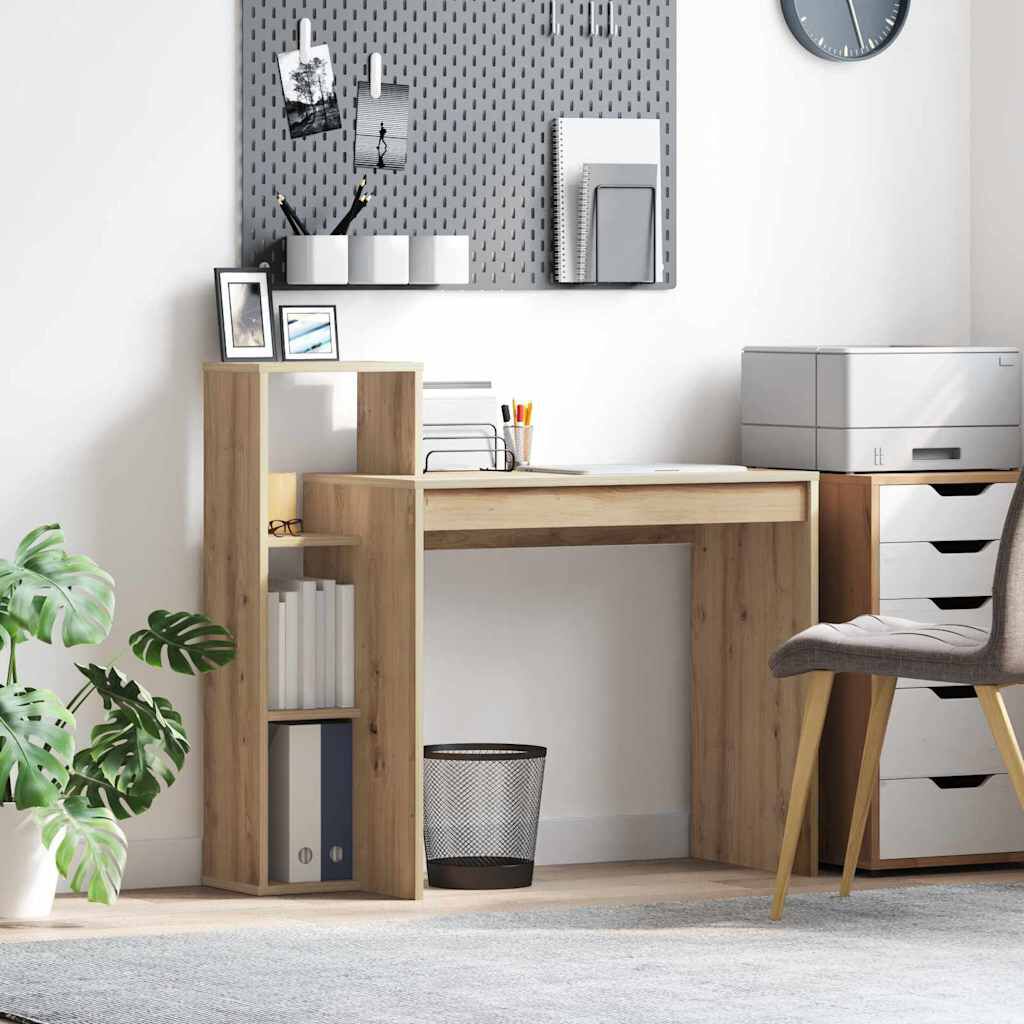 vidaXL Artisan eikenhouten bureau 100 x 40 x 90 cm