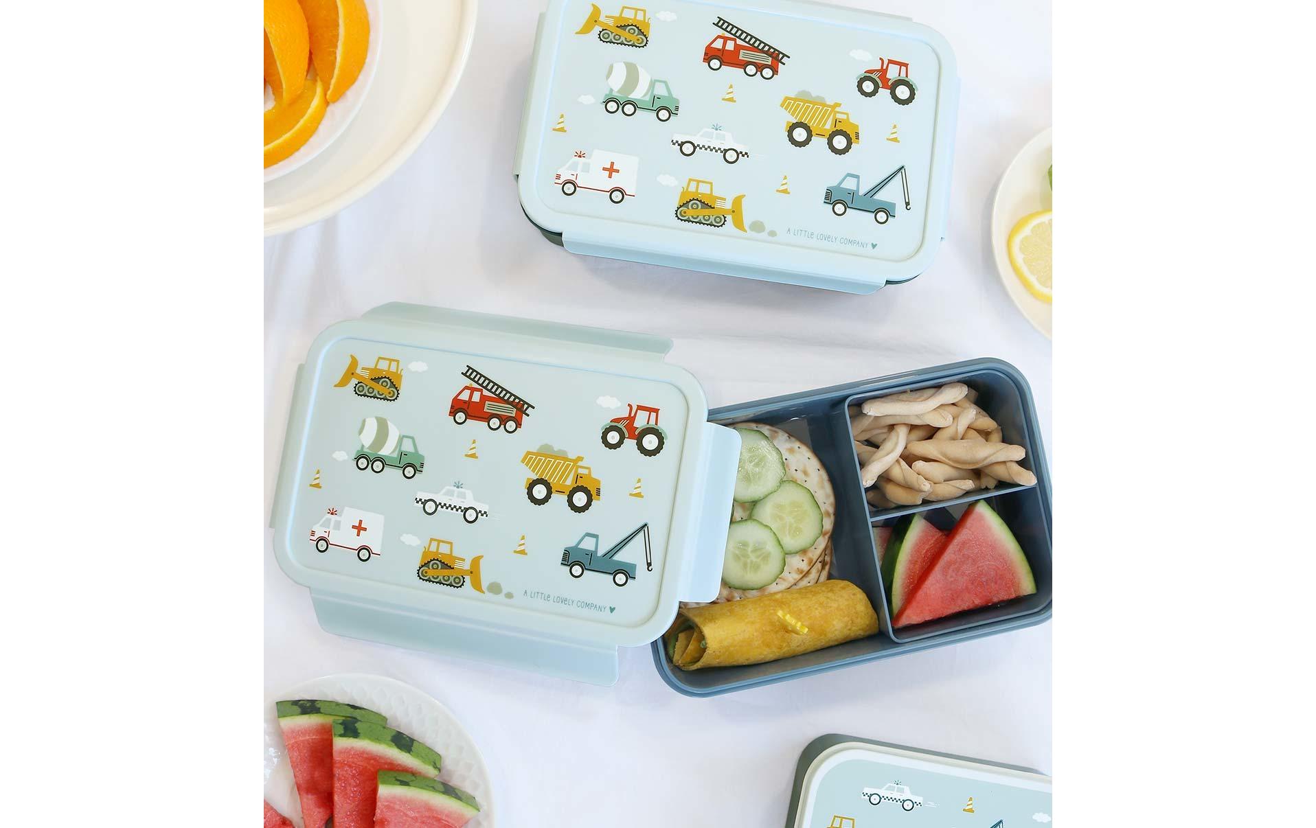 Lunchbox Fahrzeuge MehrfarbigKinder Znünibox mit herzigem Motiv