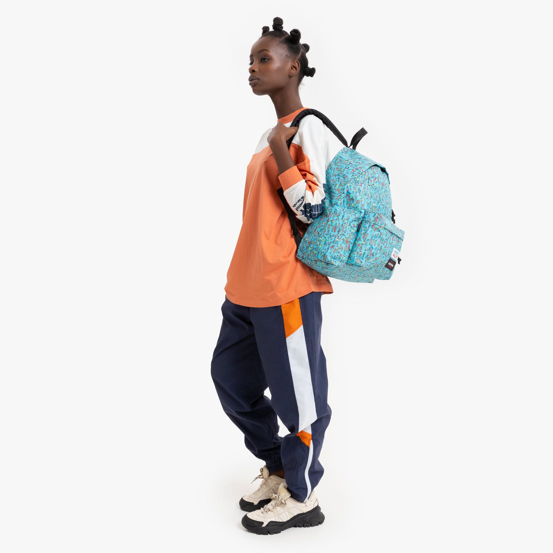 Padded Pak'r Wally Pattern Blue