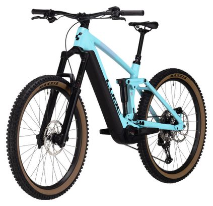 VTT Électrique Tout-Suspendu Cube Stereo Hybrid 160 HPC Race 625 27.5 Shimano Deore 12V 625 Wh 27.5'' Bleu Ice