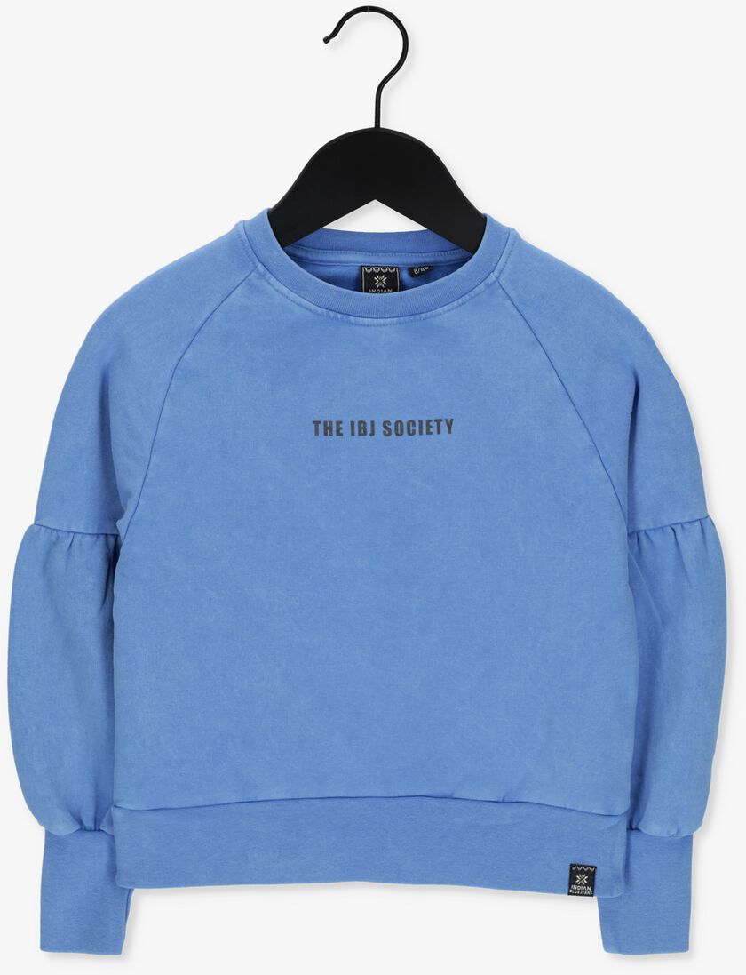 INDIAN BLUE JEANS blauwe indian blue jeans trui crewneck ibj society
