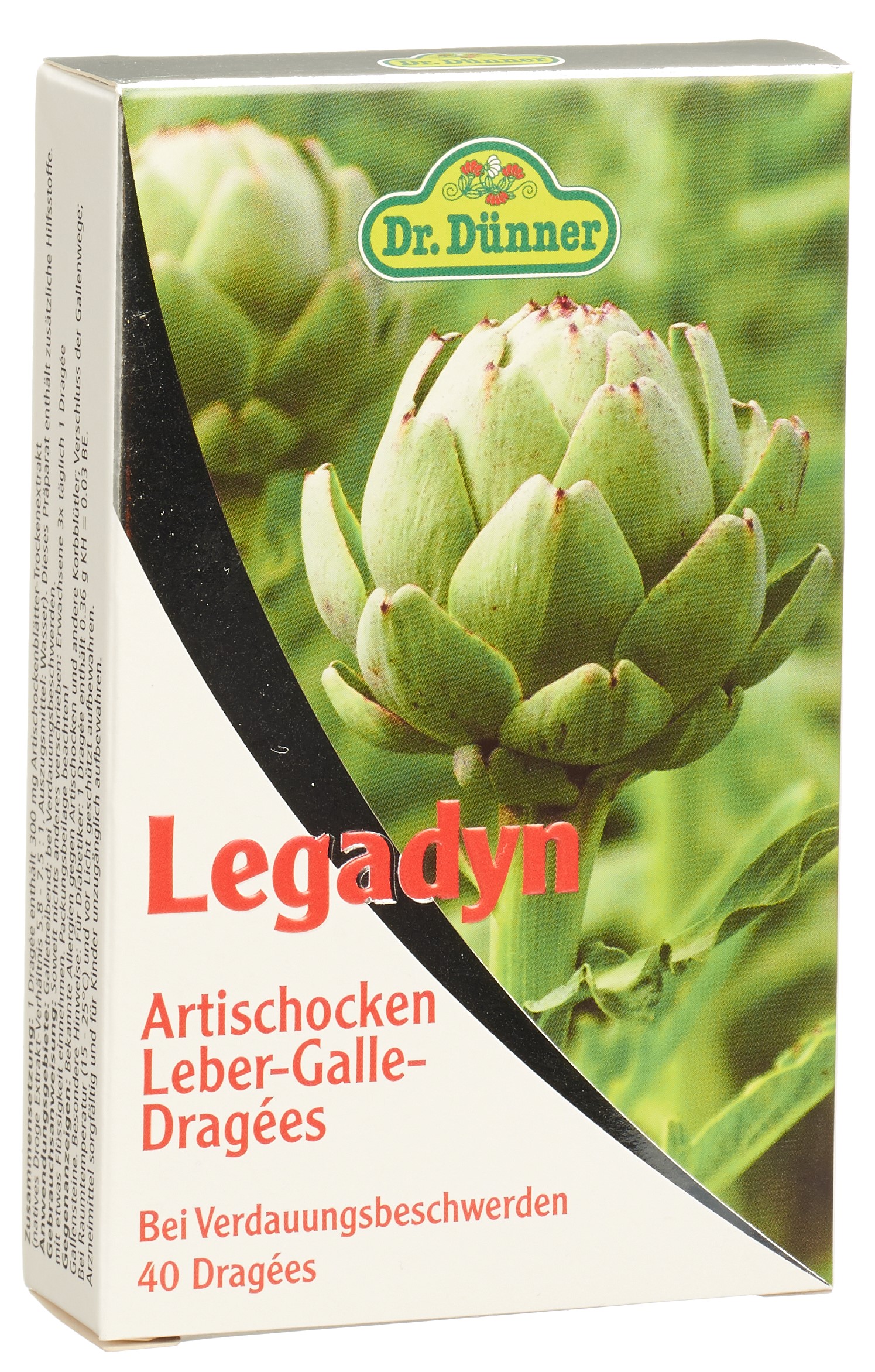 Legadyn Artischocken Leber Galle<br>40 Stück, Blister, Überzogene Tablette