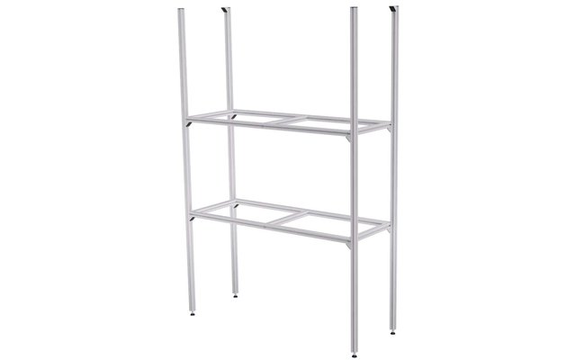 SYS-RACK Regal-System  Aluminium für Heckgarage 85 x 31 x 130 cm