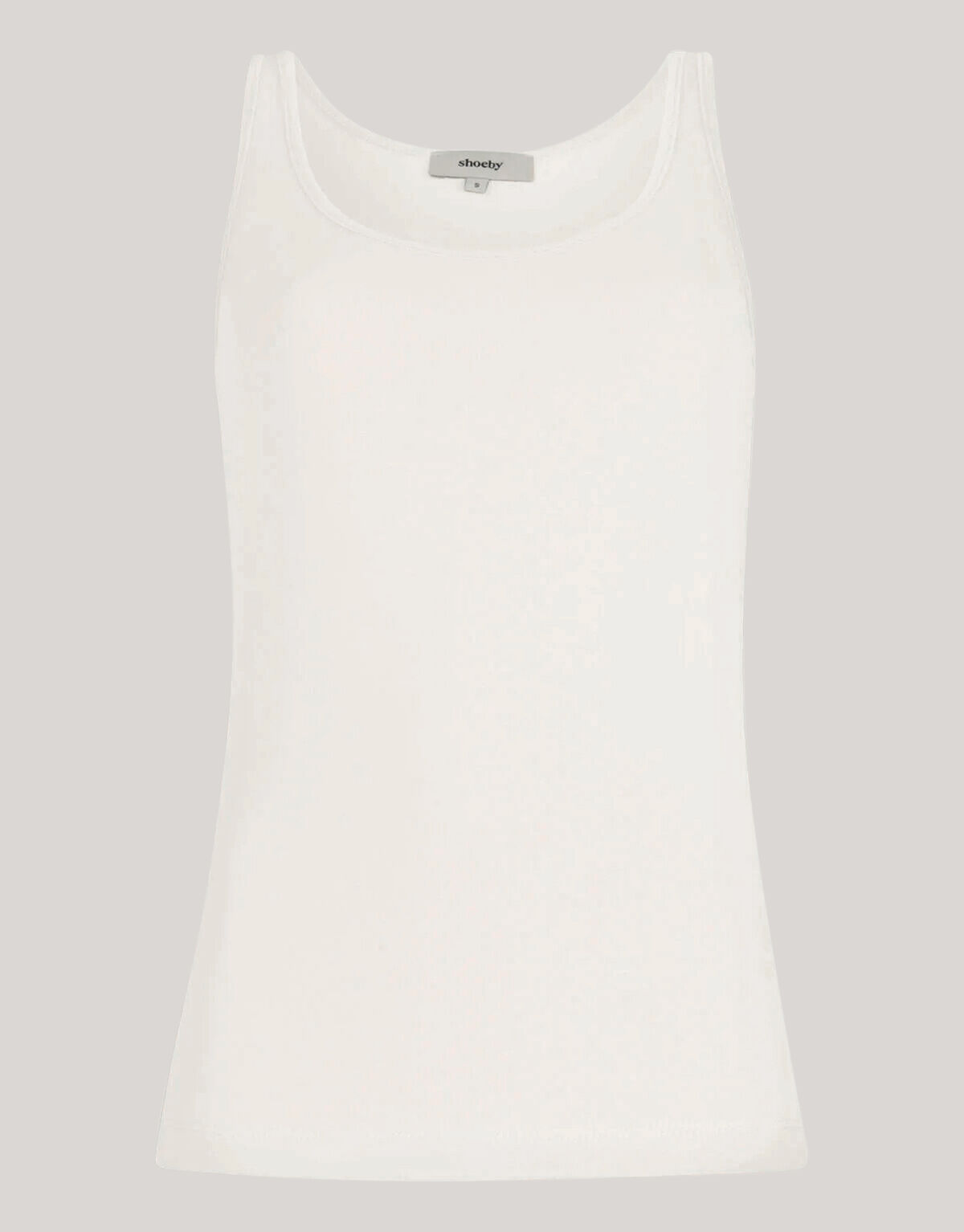 Basis Tanktop Gebroken Wit