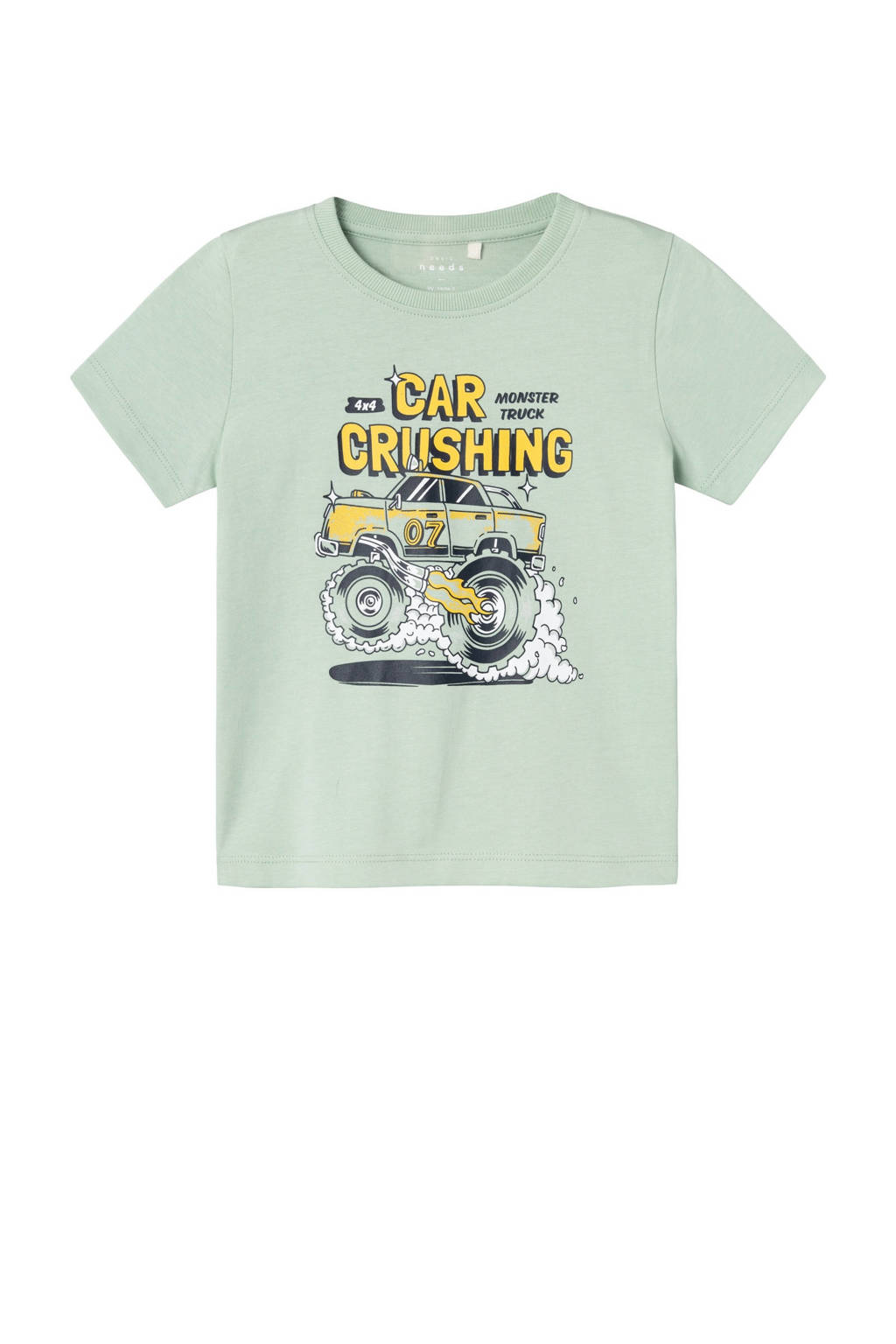 NAME IT T-shirt NMMVICTOR met printopdruk mintgroen