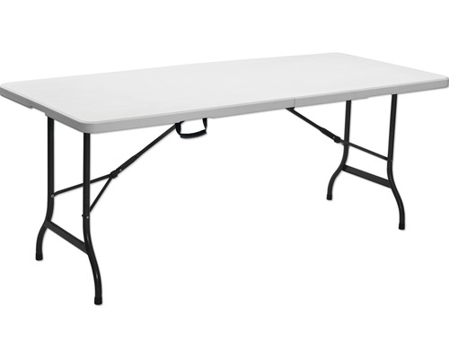 Partytafel Oana Garden Place 180 x 75 x 72 cm zwart wit