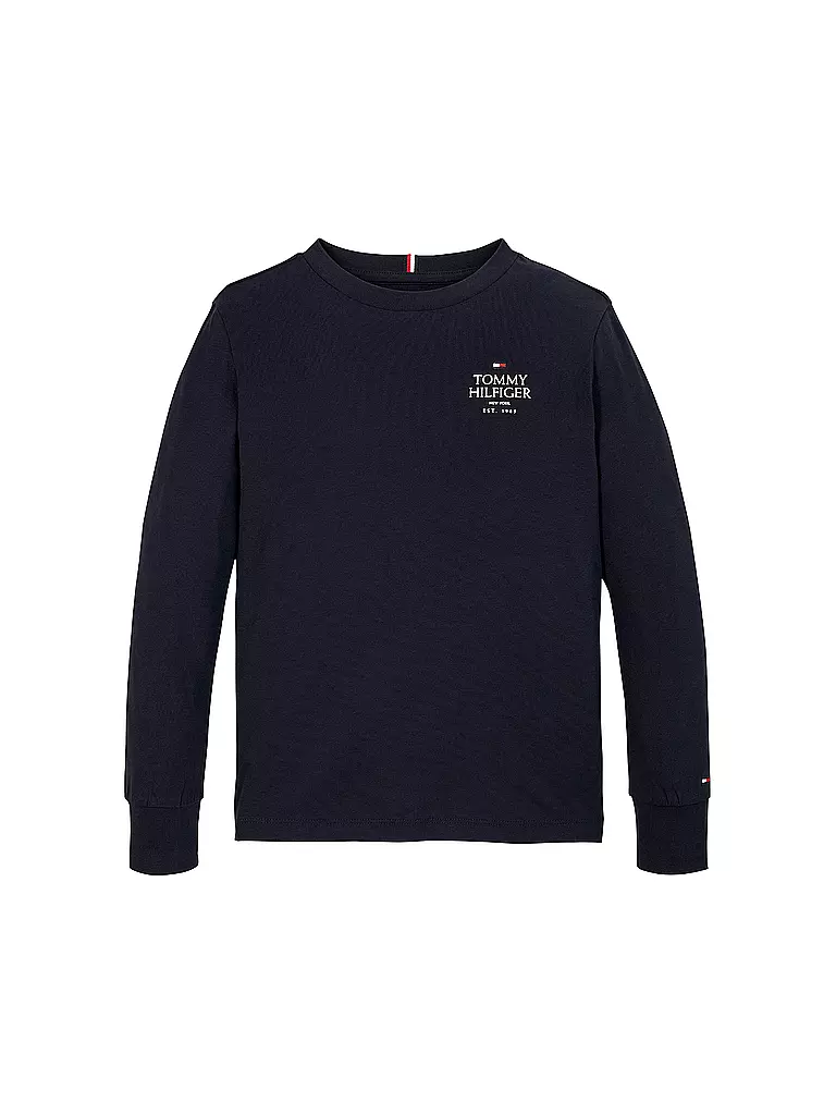 TOMMY HILFIGER Jungen Langarmshirt dunkelblau