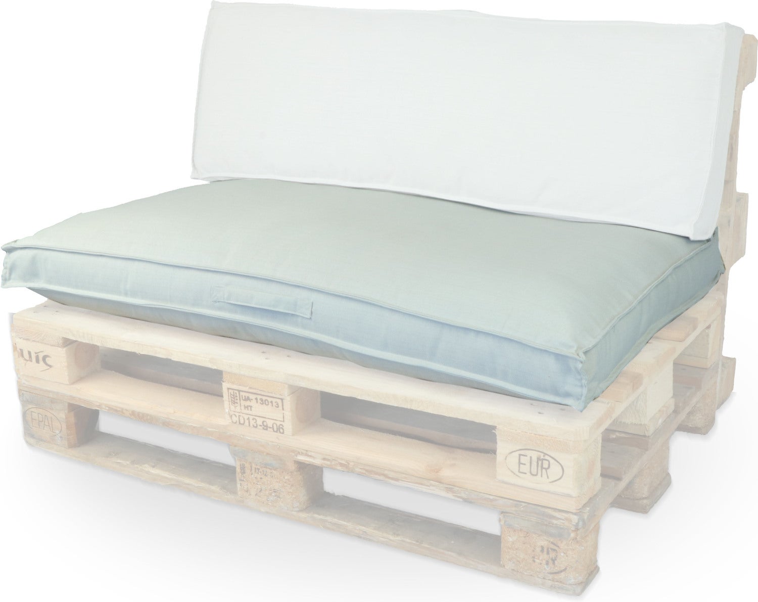 Unique Living palletkussen Luana beige 120 x 80 x 8 cm