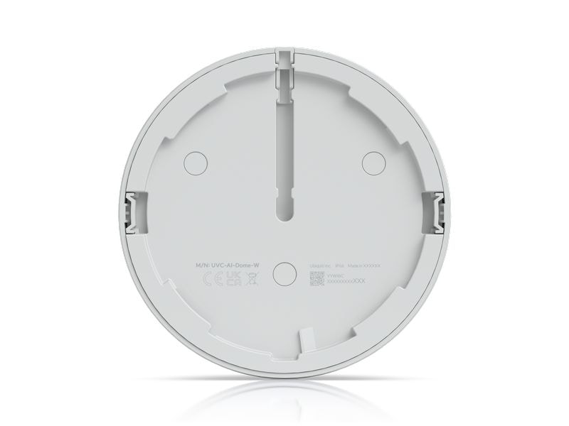 Ubiquiti Netzwerkkamera UniFi AI Dome Weiss Allwetter-feste, vandalismusgeschützte 4K PoE Dome-Kamera mit erweiterten KI-Fähigkeiten und Langstrecken-IR-Nachtsicht