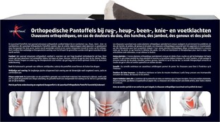 Lucovitaal Orthopedische Pantoffels - Antraciet 1PR