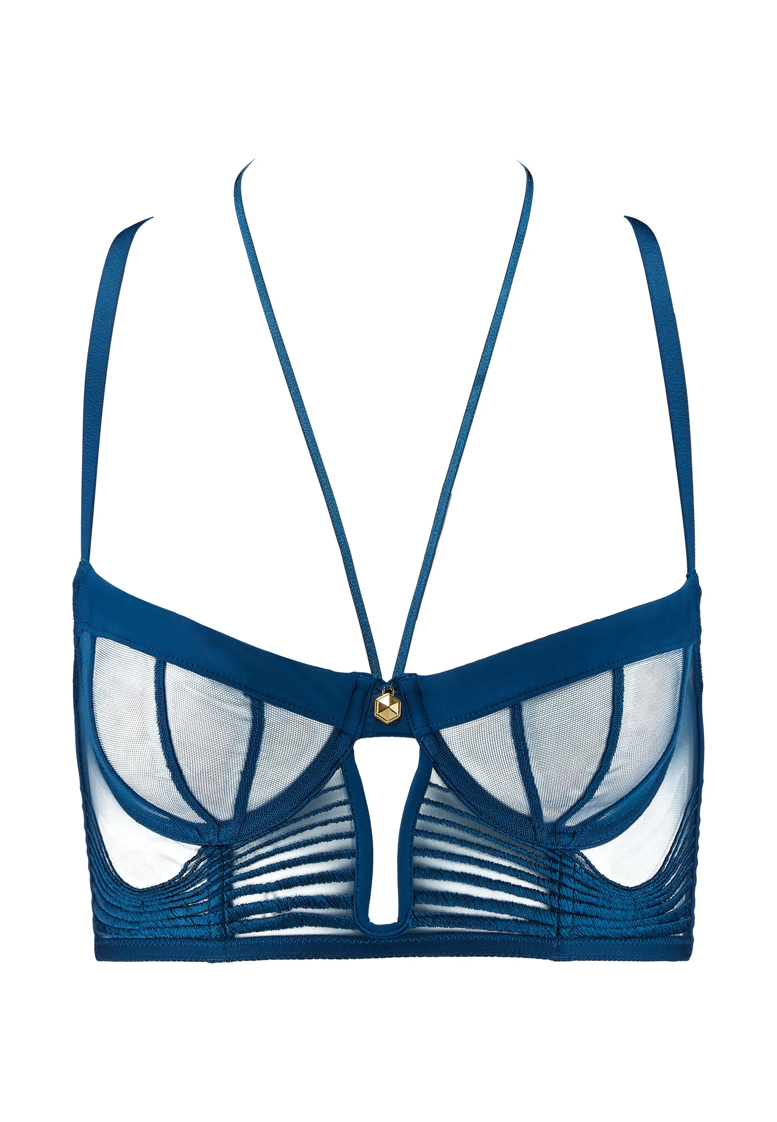 SUMPTUOUS WAVES - Bustier | Bleu