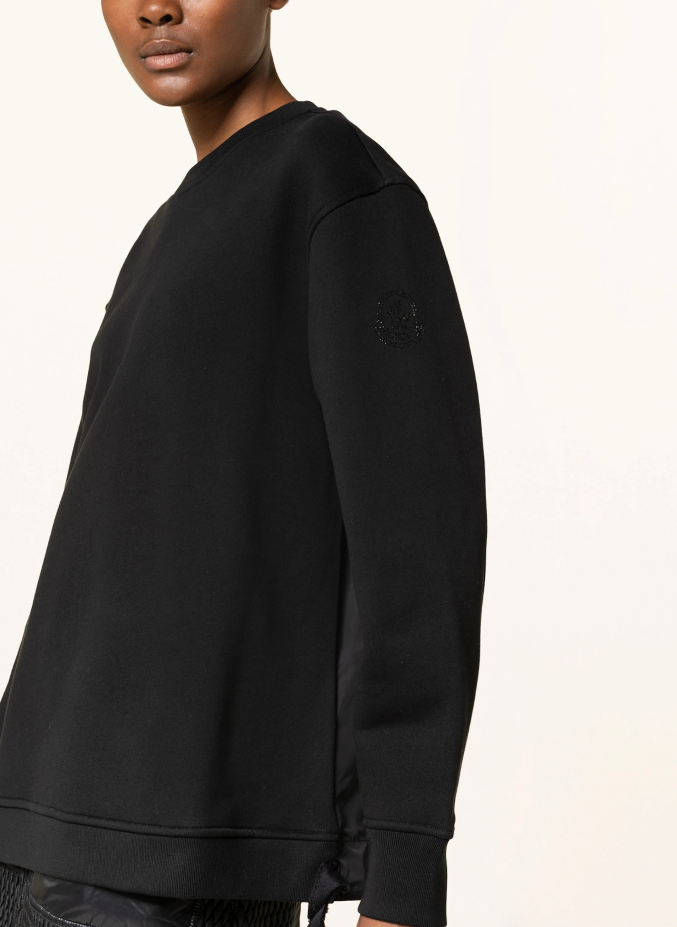 MONCLER Sweatshirt im Materialmix