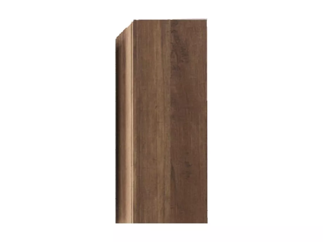 Meuble de salle de bain suspendu FRASSI – 1 porte – Chêne clair – Design moderne