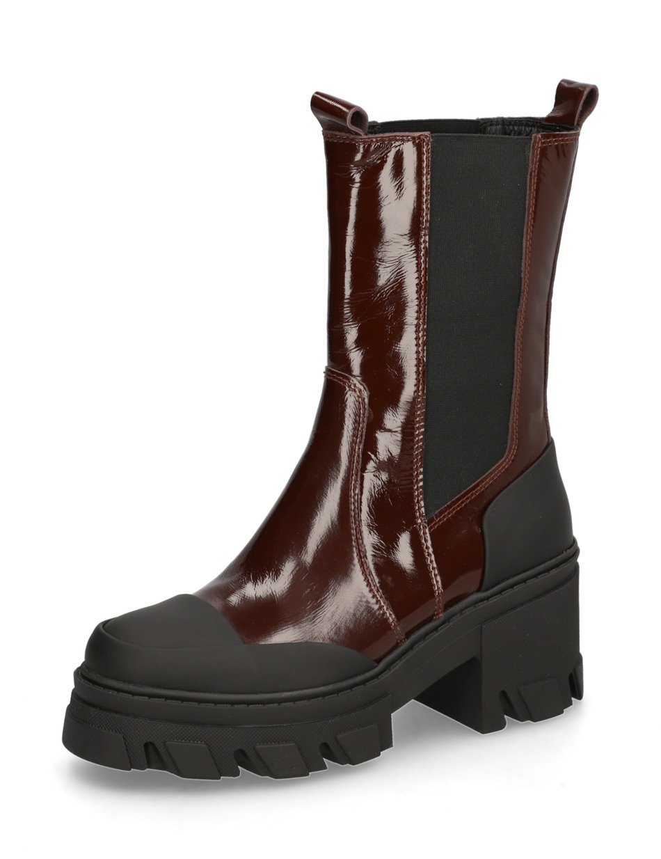 Lackleder Stiefelette