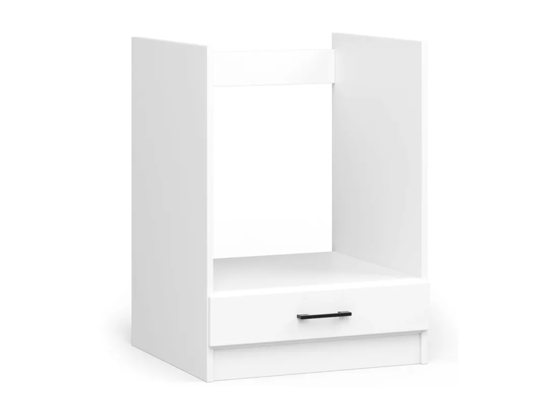 Armoires de cuisine basse AKORD S60 à four OLIWIA Blanc 60 cm 1 porte couleur Blanc 1 étagère 60x55x82 cm