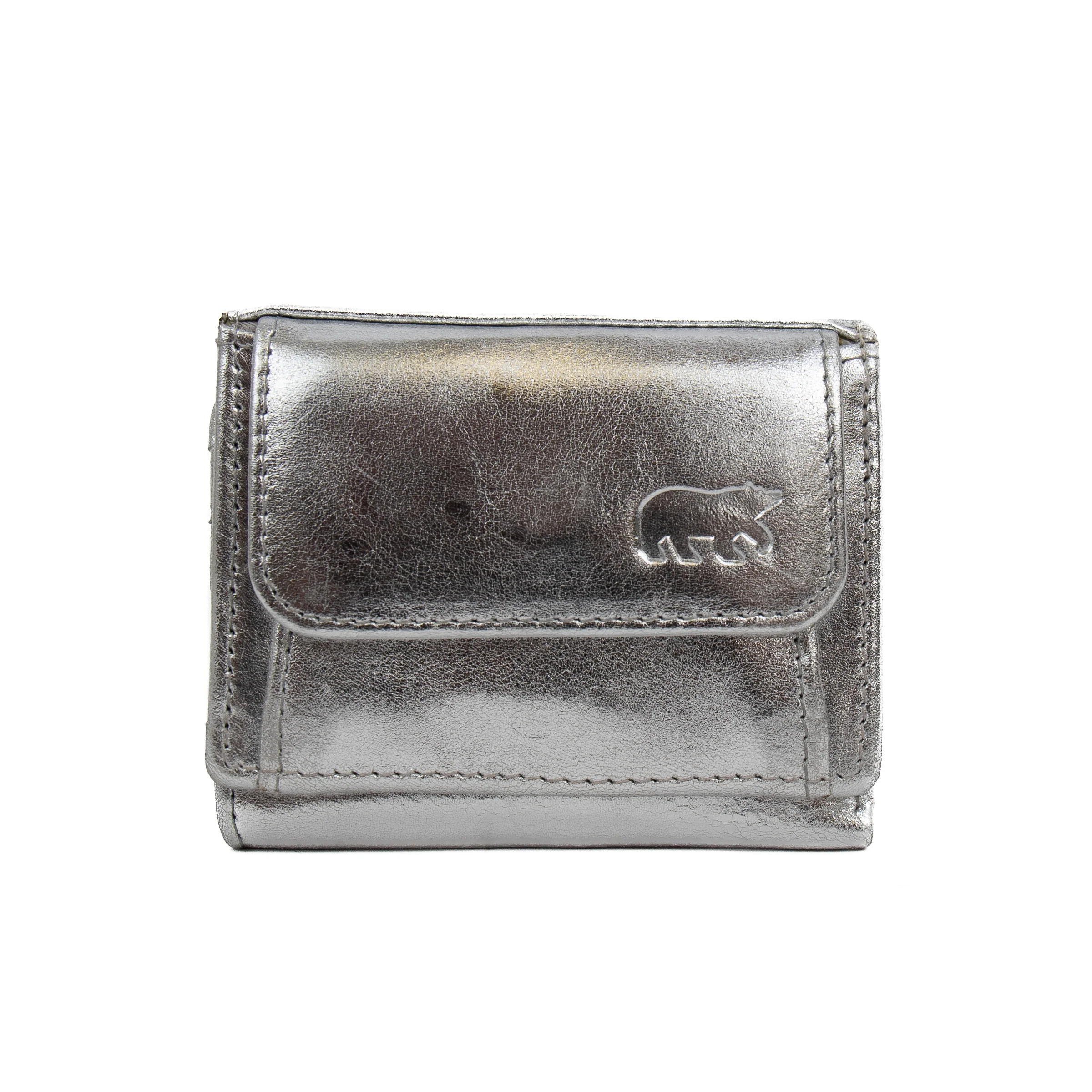 Bear Design Callisto Pelle Portemonnee Nana Silver CP4102