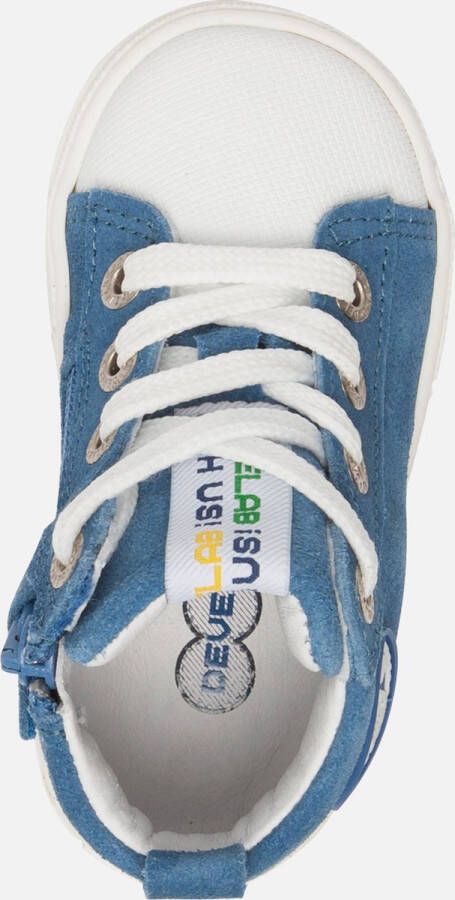 Develab 45005 623 Blue Suede Sneakers hoge sneakers