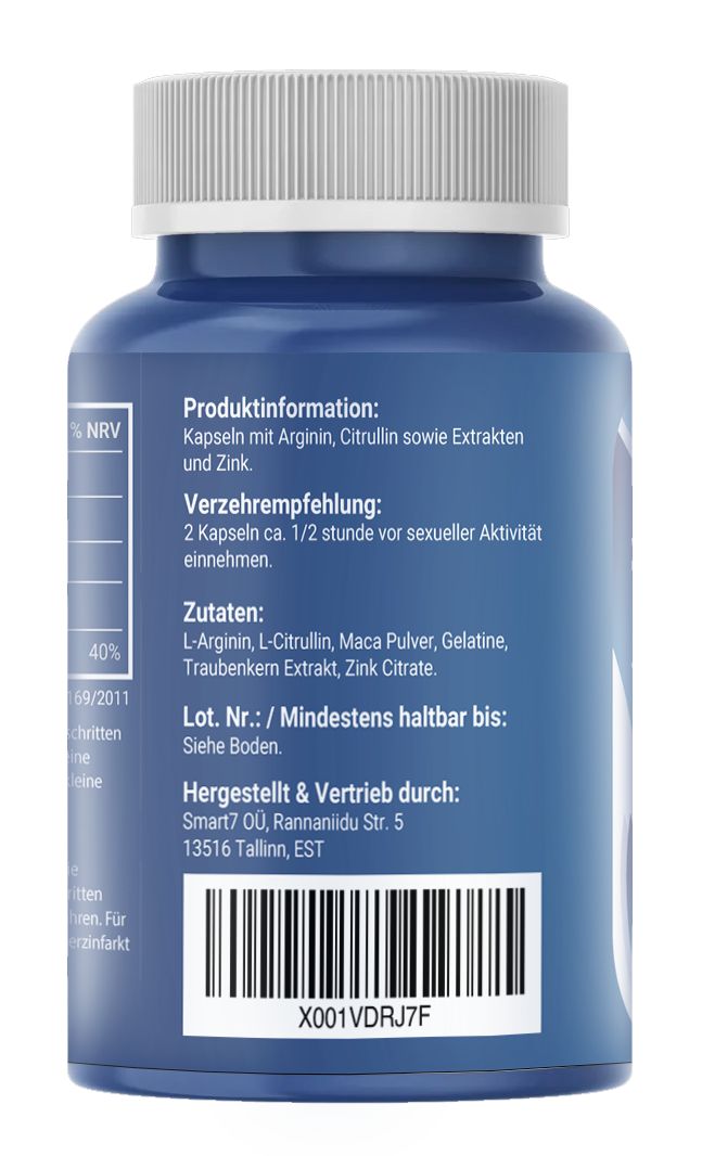 Saint Nutrition | FCK-NOW Kapseln | Potenzmittel