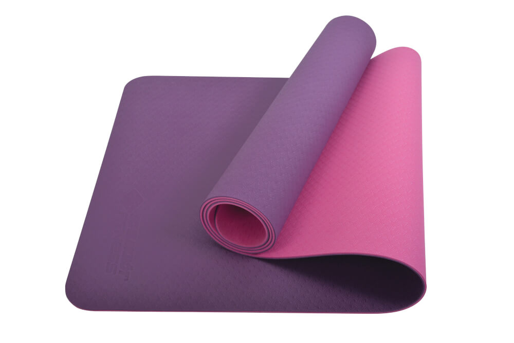 Schildkröt Fitness - BICOLOR YOGA MATTE 4mm (purple-pink) im Carrybag