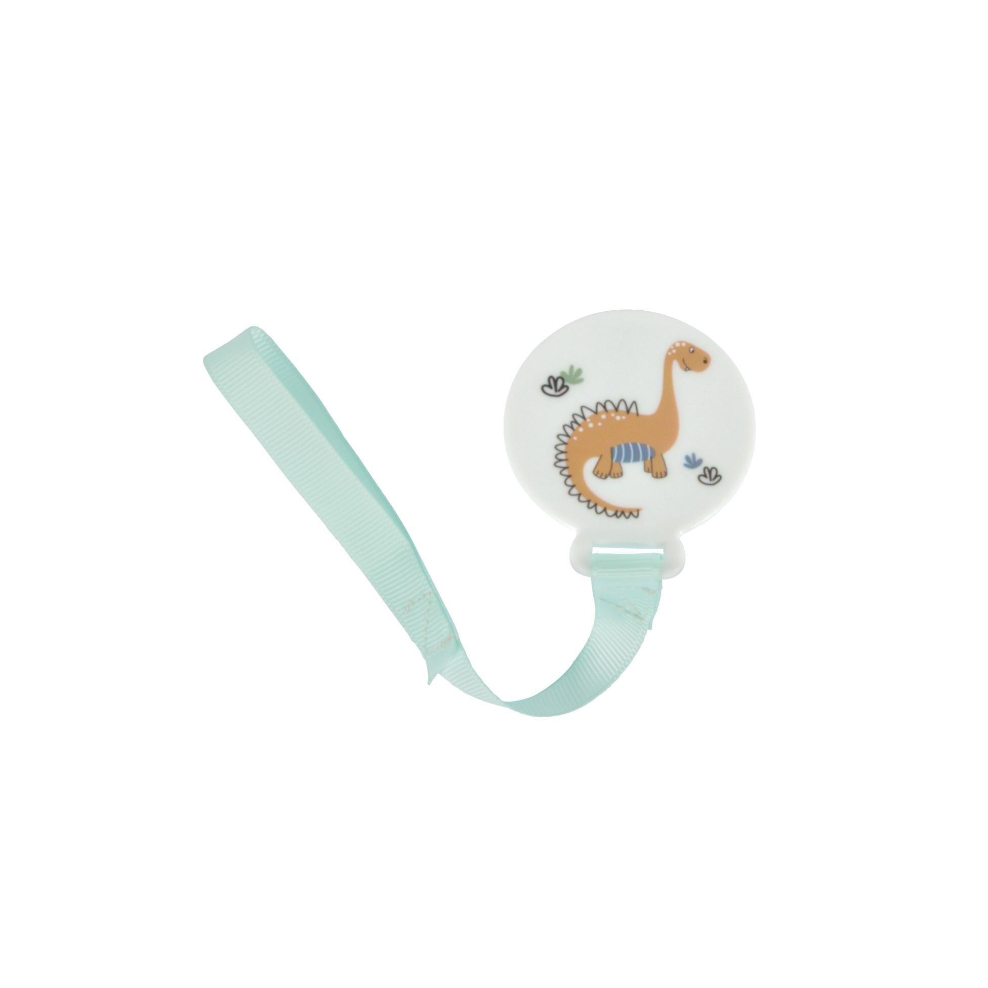 ATTACHE SUCETTE FIXATION PAR CLIP D.5CM DINO WORLD