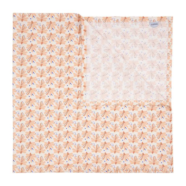 Luma Flowerfever Hydrofiele Doek - 110 x 110 cm - Nude