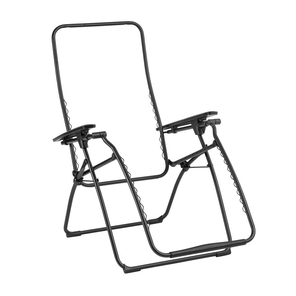 Gestell Relaxliege Futura Stahl Schwarz Noir