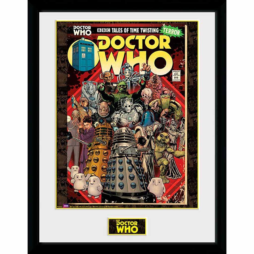 Doctor Who - Poster Encadré Méchants