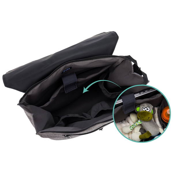 fillikidfillikid   Wickelrucksack Osaka grau/melange