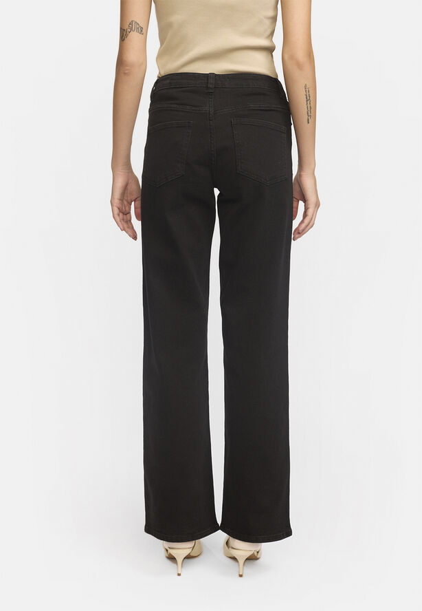 Soft Rebels SRWilla Midwaist Wide Jeans Black