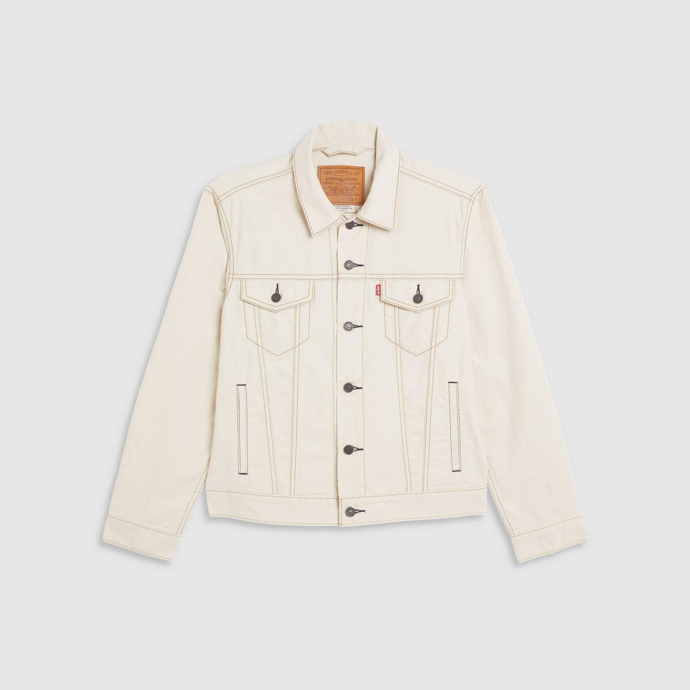 Levis Linen Trucker Jacket
