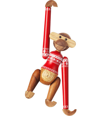 Kay Bojsen Holzfigure - Affe - Julesweater 2024 - Mini -Teak/Lim