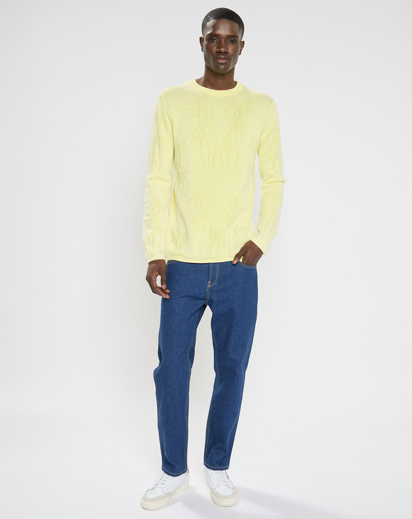 Scotch & Soda Jean Regular Fit taille haute bleu