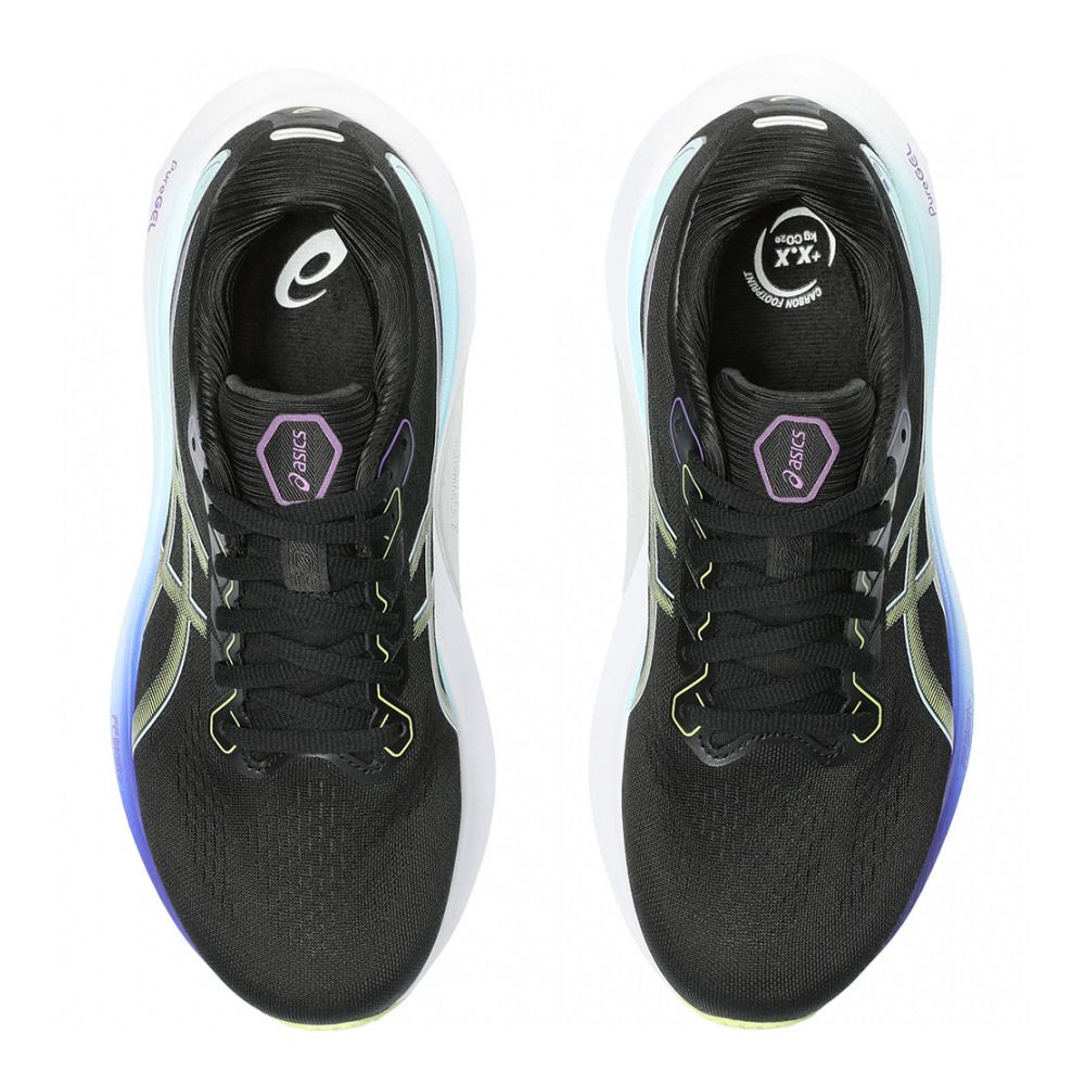 Asics GEL-KAYANO 30 - Chaussures running Femme black/glow yellow