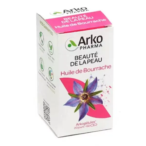 Arkopharma Arkogélules Óleo de Borragem 60 cápsulas