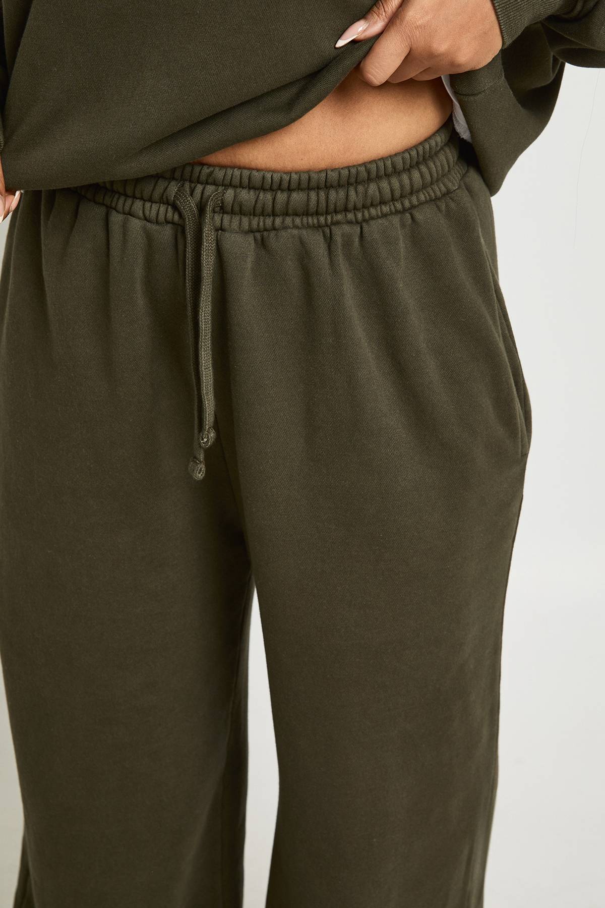 boohoo Ensemble de Survêtement Sweatshirt Col Montant Plus Délavé