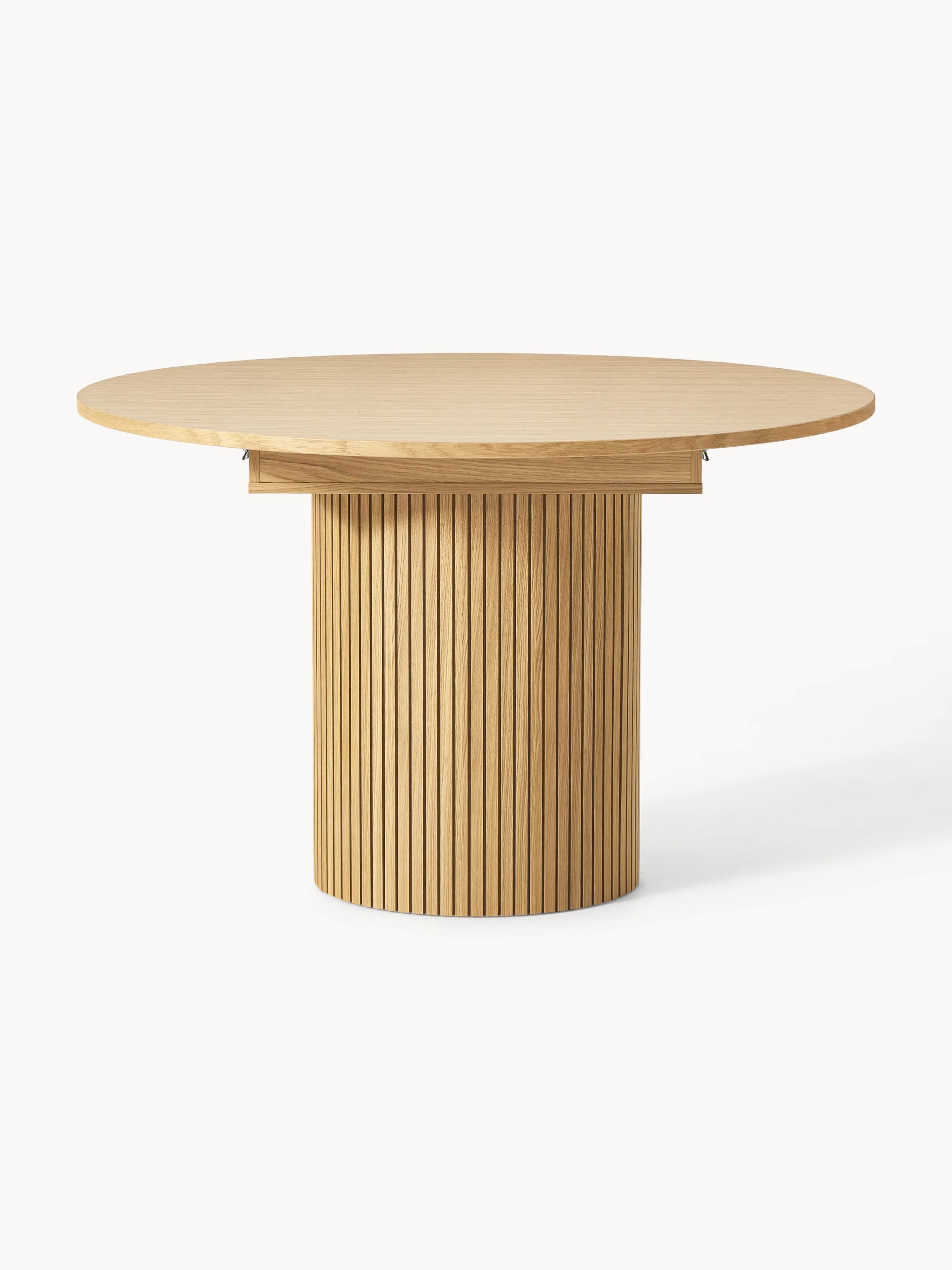 Uitschuifbare eettafel Filo met groefstructuur, in verschillende formaten