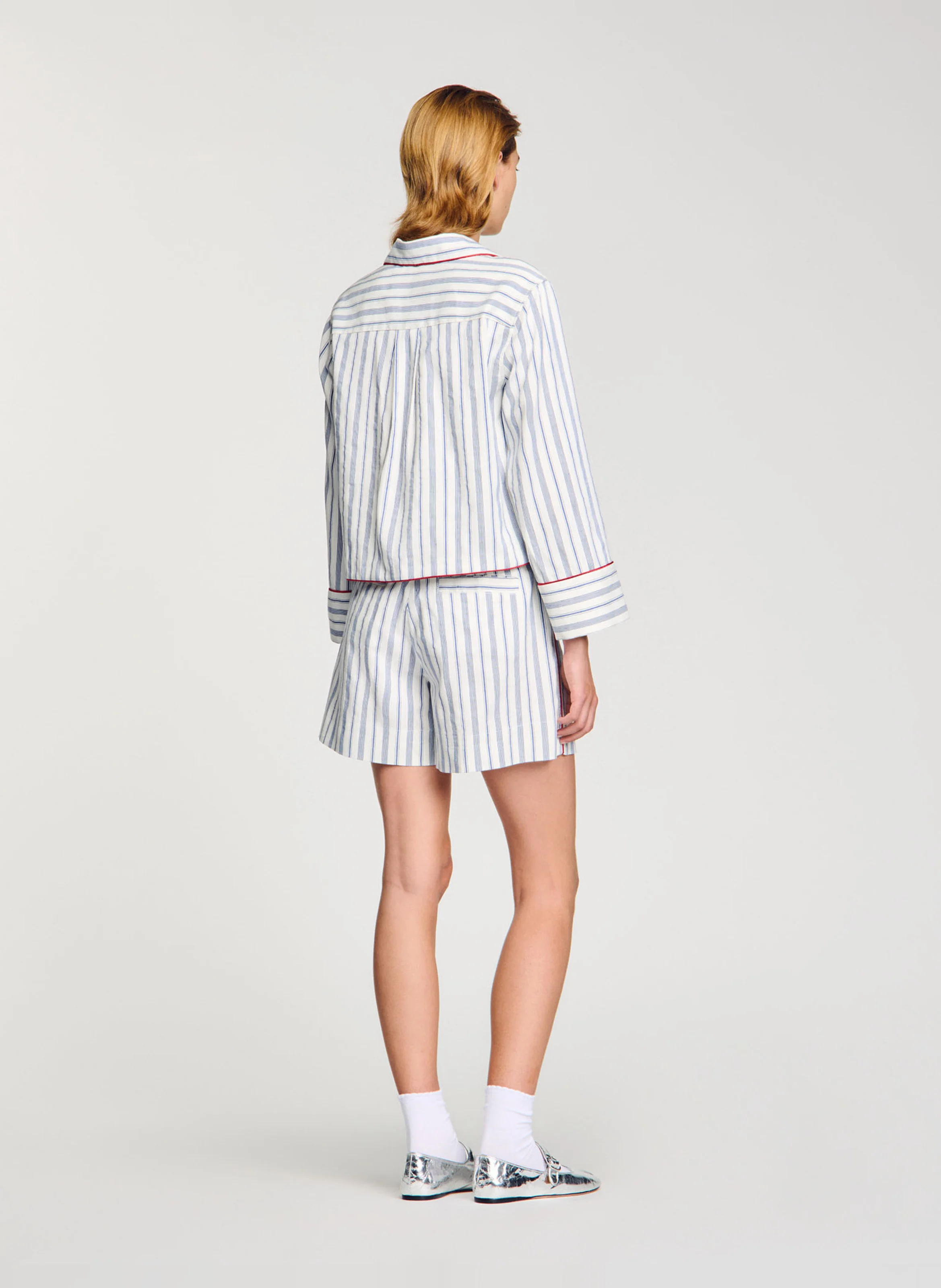 Chemise à rayures | Bleu