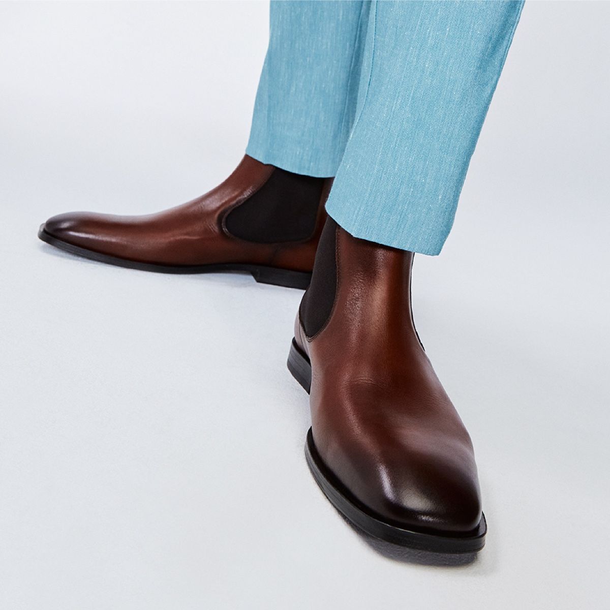 Bach Brown Men Dress boots