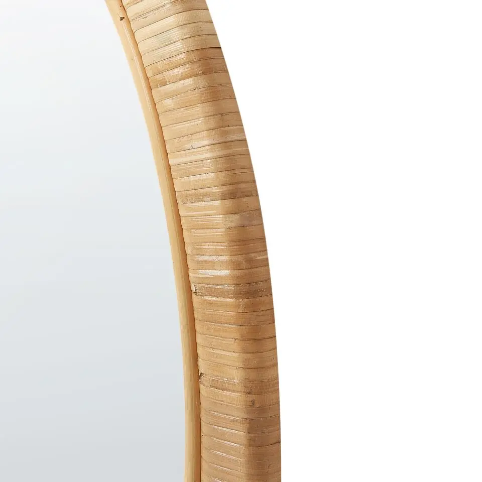 FOISSY - Wandspiegel - Naturel - Rotan