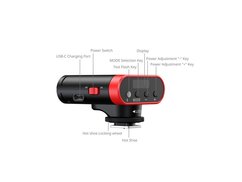 Smallrig Blitzgerät RS20 Mini-Speedlite-Blitz Kleines Blitzgerät