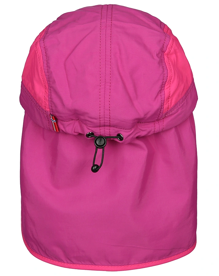 Sonnenschutz-Kids TROLL CAP XT mit Nackenschutz in lila/pink
