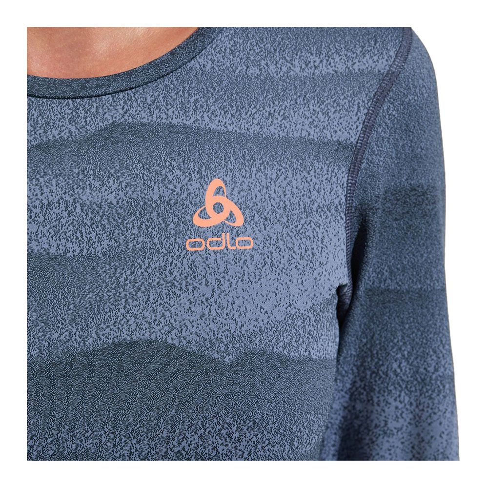 Odlo WHISTLER ECO - Sous-couche Femme folkstone gray/india ink