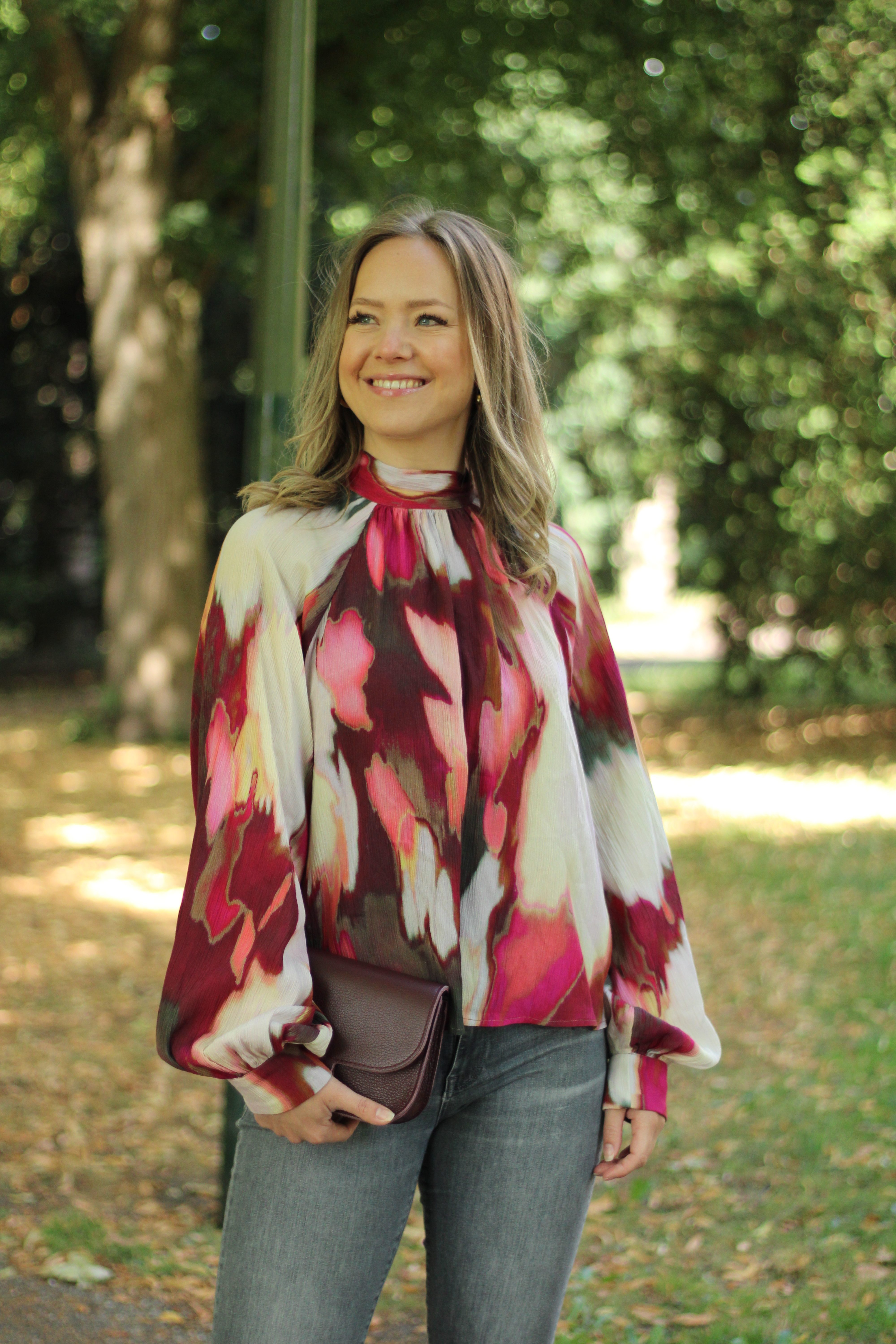 Rino & Pelle - Lieke Blouse With Tie Neck - Pink Shadow