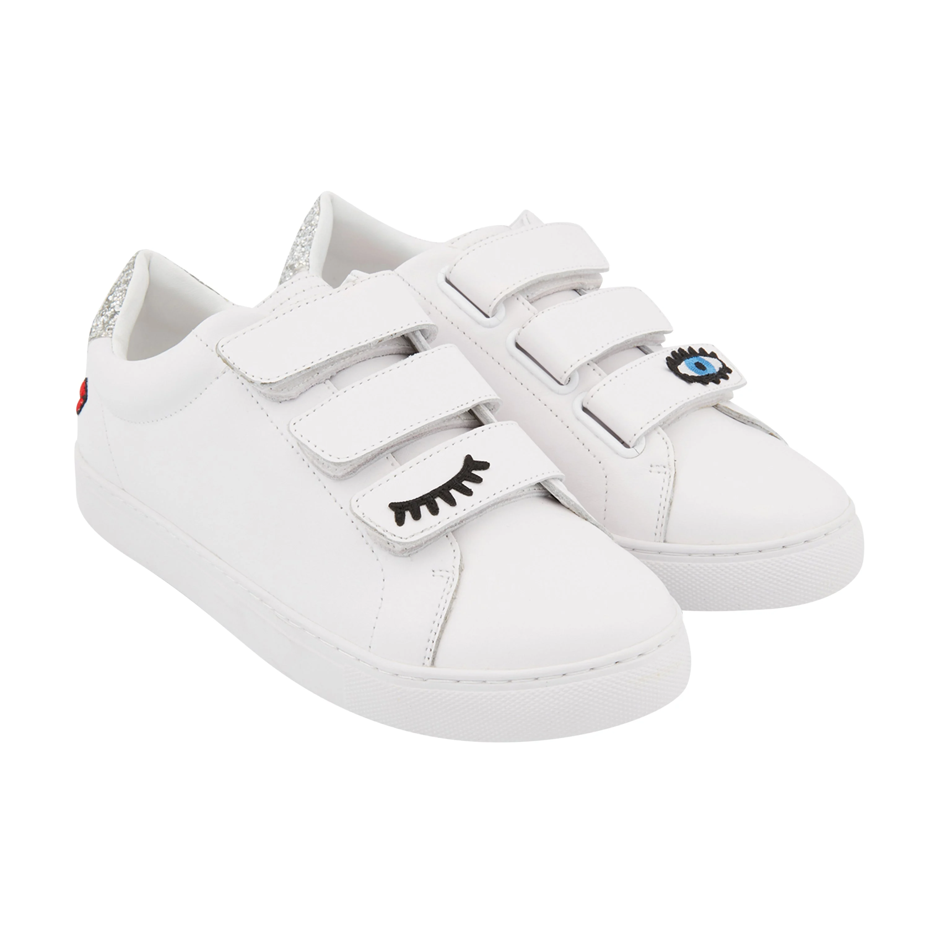 EDITH EYES - Sneakers en cuir | Blanc