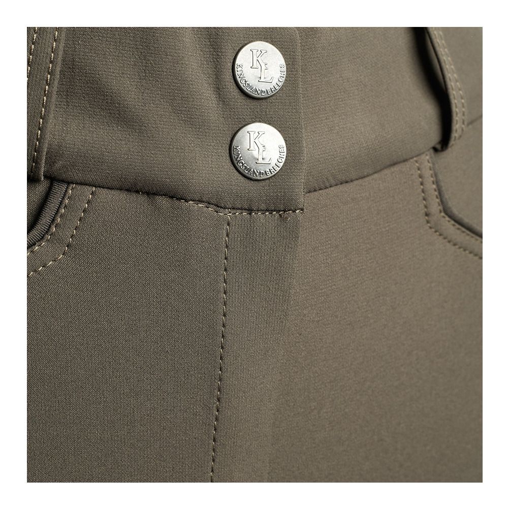 Kingsland KLKADI E-TEC F-GRIP - Pantalon fond de peau siliconé Femme green black ink