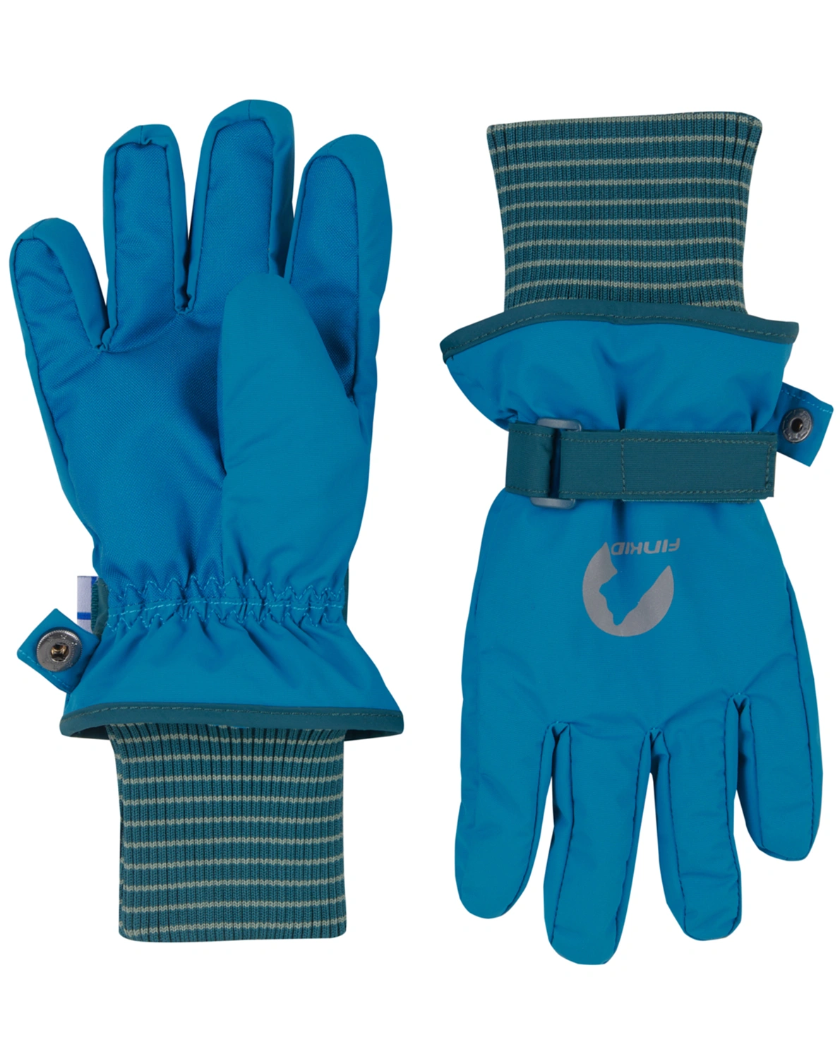 Fingerhandschuhe PIKKURILLI mit Innenfleece in mosaic/deep teal