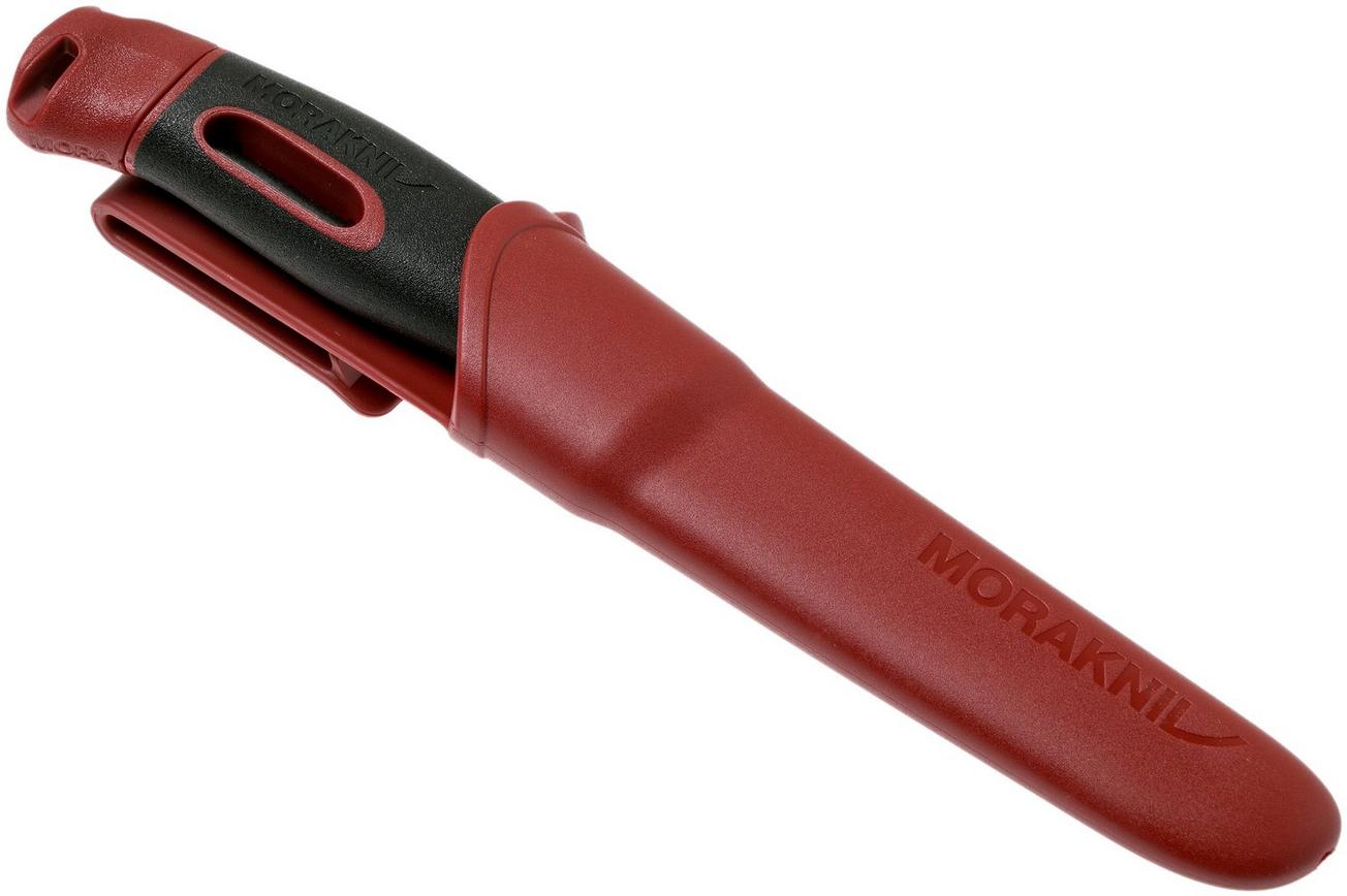Morakniv Companion Spark 13571 Red, bushcraftmes met firesteel