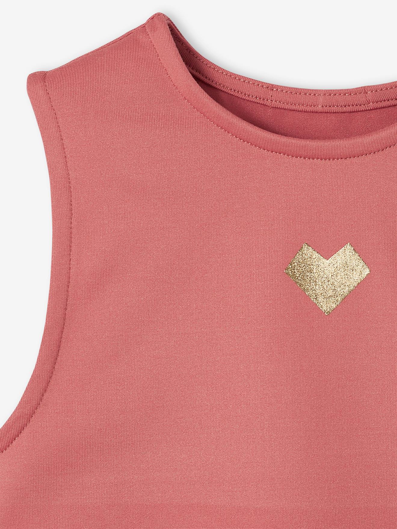Conjunto esportivo de 3 peças para meninas, cor cru