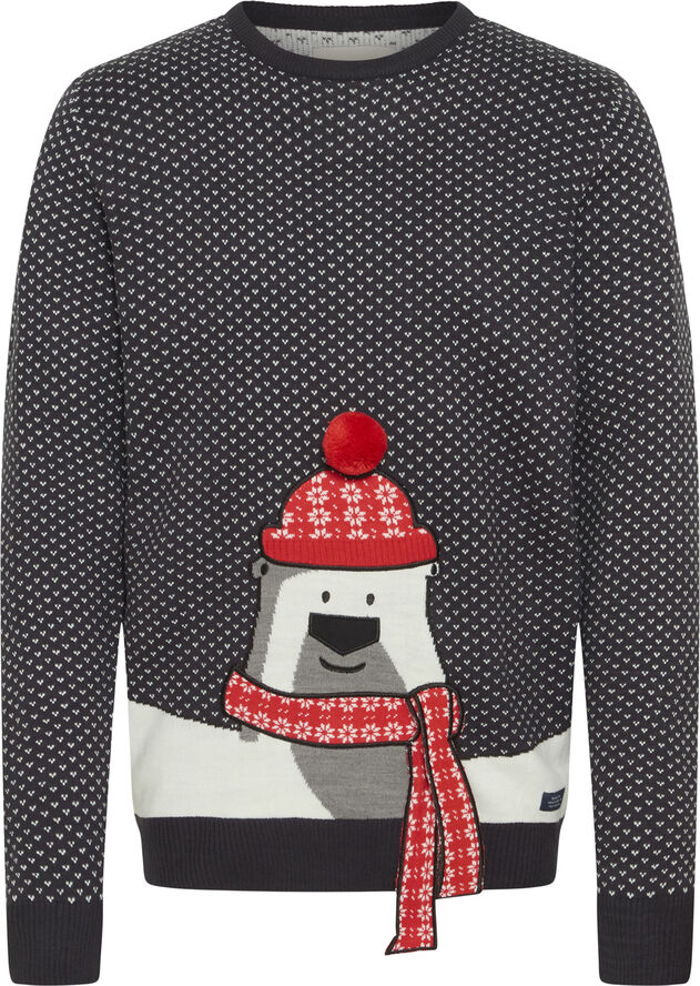 Blend Christmas Pullover Dark navy